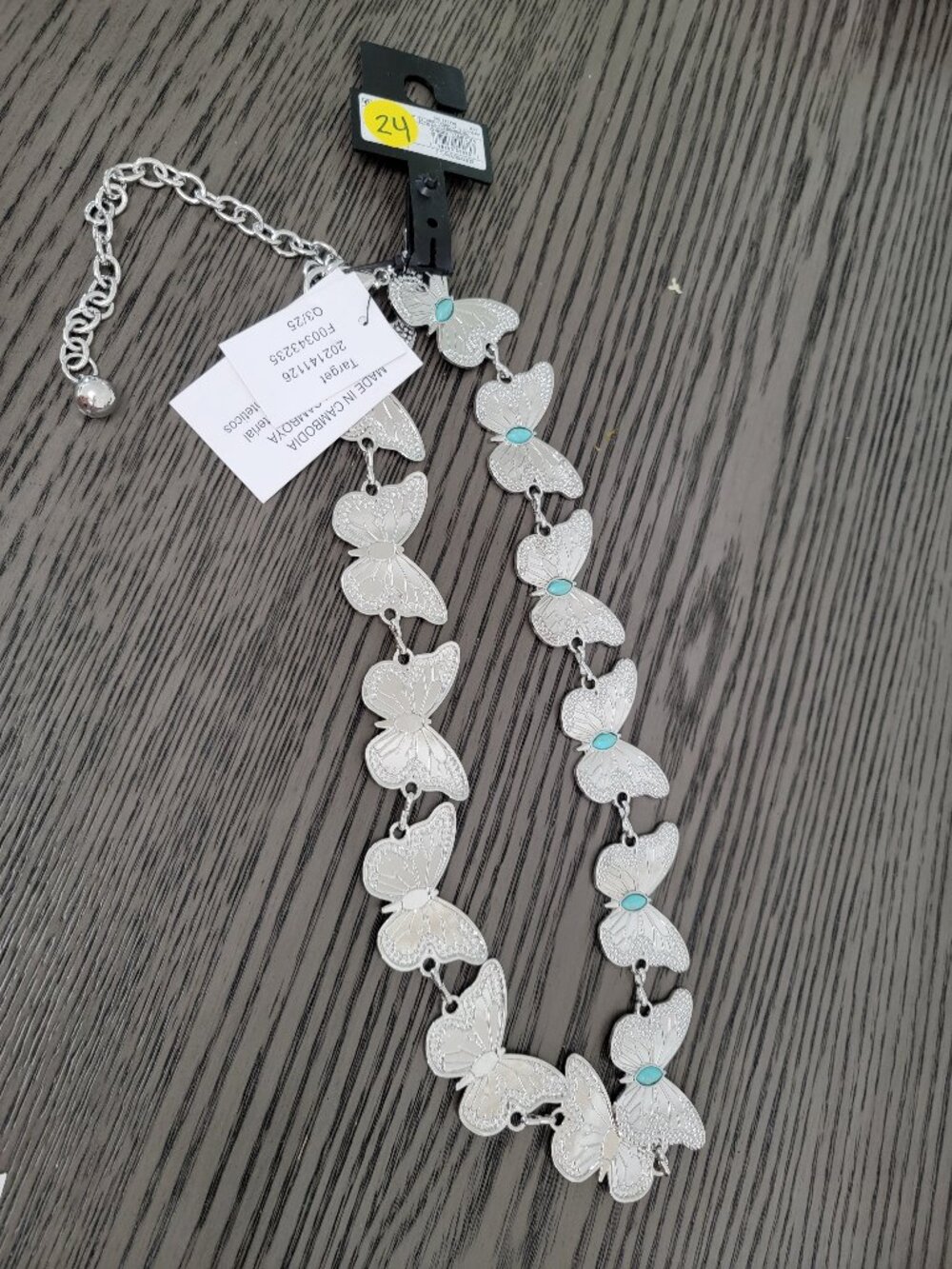 Girls' Butterfly Chain Belt - Art Class